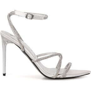Dare Me Rhinestone Embellished Stiletto Sandals