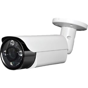 Analog HD Turbo 5MP 4-in-1(TVI/AHD/CVI/960H) Super Clear CMOS Outdoor Motorized Auto Focus 2.8 ~12mm Lens IR 180FT Night Vision Bullet Security Camera Water Proof White DC12V