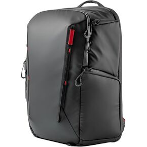 MIRACOL Waterproof Camera Bag Backpack - Side Opening Quick Access & Modular Dividers for for DSLR/Lens/Gimbal/Tripod - Rugged Waterproof PU Shell for Urban Vlogger Commuting Street Shooting