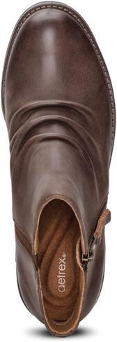 Aetrex Women's Mila Orthopedic Low Ankle Boots for Women - Arch Support Plantar Fasciitis Releif Booties for Women in Kuwait