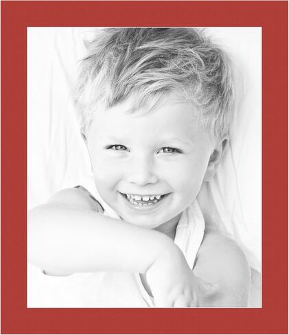 22x28 Deep Red/Deep Red Custom Mat for Picture Frame with 18x24 Opening Size (Mat Only, Frame NOT Included) - 2 Pack in Kuwait