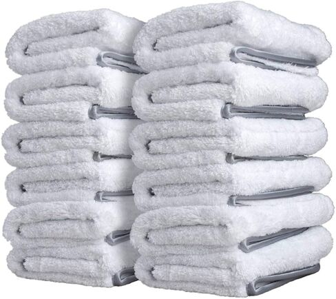 Adam's Polishes Double Soft Microfiber Towel - Premium Quality Microfiber Polishing Towel with Scratch-Free Satin Edge - Buff Away Polishes & Car Wax with Ease (2 Pack) in Saudi Arabia