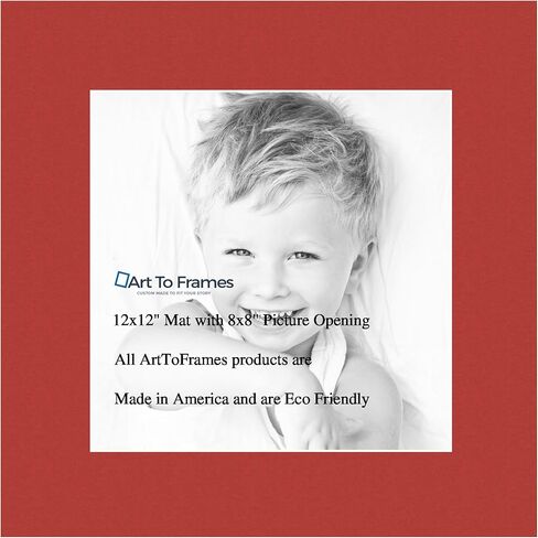 22x28 حصيرة مخصصة حمراء/حمراء عميقة لإطار الصورة مع حجم فتح 18 × 24 (حصيرة فقط ، إطار غير متضمن) - 2 حزمة in Kuwait