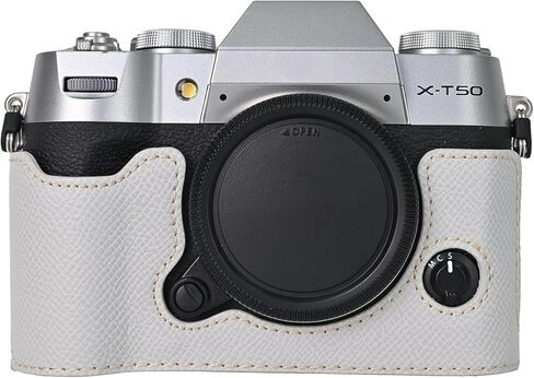 حالة الكاميرا للكاميرا الرقمية Fujifilm X-T50 المرآة ، فوجي XT50 نصف علبة مع الألياف الدقيقة الناعمة ، تعمل بشكل جيد مع 1/4 "ثقب الخيط الرجع in Kuwait