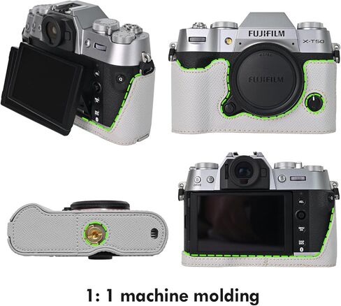حالة الكاميرا للكاميرا الرقمية Fujifilm X-T50 المرآة ، فوجي XT50 نصف علبة مع الألياف الدقيقة الناعمة ، تعمل بشكل جيد مع 1/4 "ثقب الخيط الرجع in Kuwait