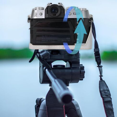 حالة الكاميرا للكاميرا الرقمية Fujifilm X-T50 المرآة ، فوجي XT50 نصف علبة مع الألياف الدقيقة الناعمة ، تعمل بشكل جيد مع 1/4 "ثقب الخيط الرجع in Kuwait