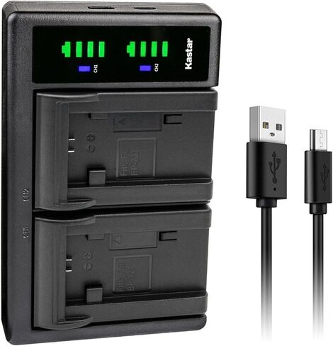 Kastar 1-Pack BP-709 Battery and LTD2 USB Charger Compatible with Canon VIXIA HF R60 HFR60, VIXIA HF R62 HFR62, VIXIA HF R70 HFR70, VIXIA HF R72 HFR72, VIXIA HF R80 HFR80 Camera in Saudi Arabia
