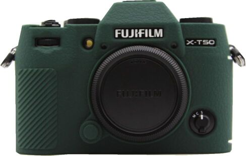 X-T50 Camera Case, BMAOLLONGB Fullbody Thin Lightweight Silicone Camera Skin Body Rubber Cover Case for Fujifilm X-T50 XT50 (Black, Smooth) in Saudi Arabia