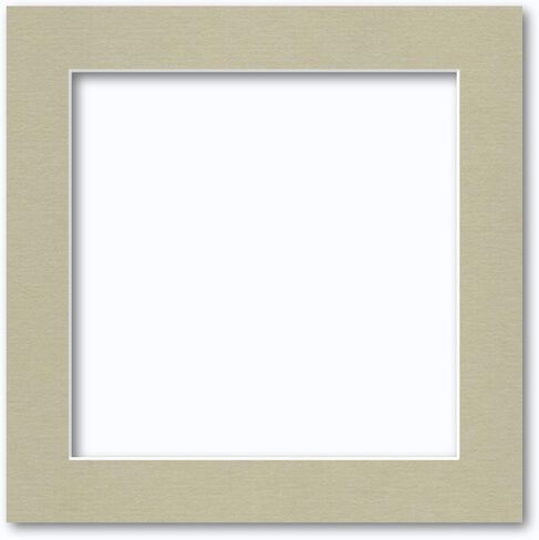 10x10 Matting for 8x8 Photograph or Artwork 4-Ply Bevel Cut Acid Free Matboard for picture framing (French Blue) in Kuwait