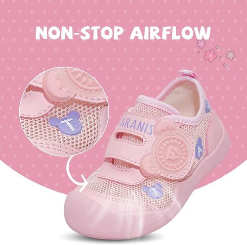 Toddler Shoes for Baby Girls Sneakers Barefoot Walking Shoes in Saudi Arabia