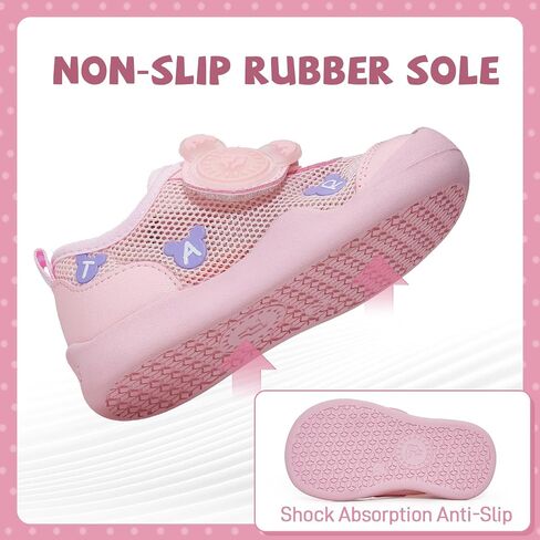 Toddler Shoes for Baby Girls Sneakers Barefoot Walking Shoes in Saudi Arabia