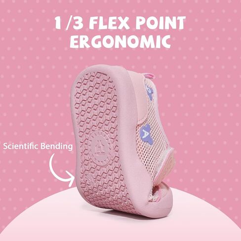 Toddler Shoes for Baby Girls Sneakers Barefoot Walking Shoes in Saudi Arabia