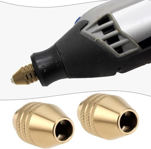The Lord of the Tools 3PCS Keyless Chuck Compatible with D-remel 4486 225 Flex-Shaft 1/32 Inch to 1/8 Inch Drill Chuck, M7x0.75mm in Saudi Arabia