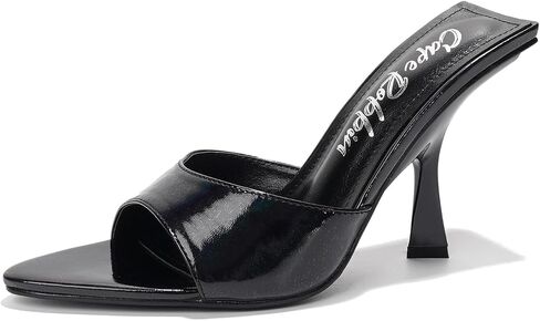 Cape Robbin Women's Slip On Pointed Toe Mid Heels – Womens Heels for Dressy Office Wear, Open Toe Comfortable Formal Dress Shoes for Women with Soft Cushioning (Koren) in Saudi Arabia