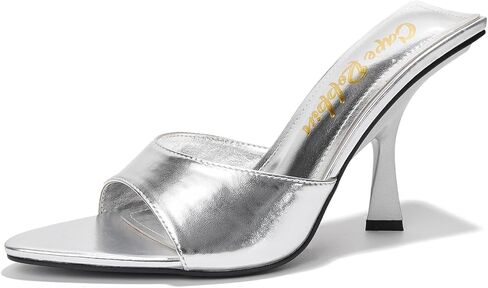 Cape Robbin Women's Slip On Pointed Toe Mid Heels – Womens Heels for Dressy Office Wear, Open Toe Comfortable Formal Dress Shoes for Women with Soft Cushioning (Koren) in Saudi Arabia