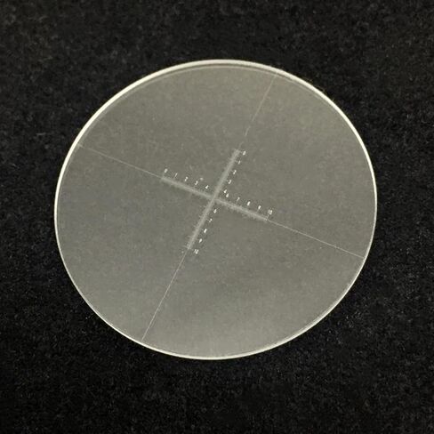 Eyepiece Micrometer Cross Ruler Scale DIV 0.1mm Calibration with Different Diameters for Microscope Microscope Accessories(Diameter 27mm) in Saudi Arabia