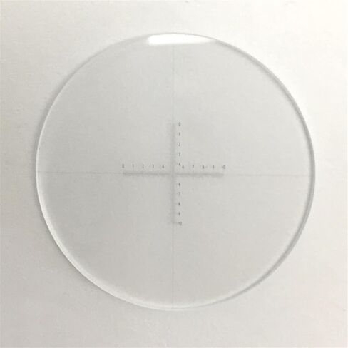 Eyepiece Micrometer Cross Ruler Scale DIV 0.1mm Calibration with Different Diameters for Microscope Microscope Accessories(Diameter 27mm) in Saudi Arabia