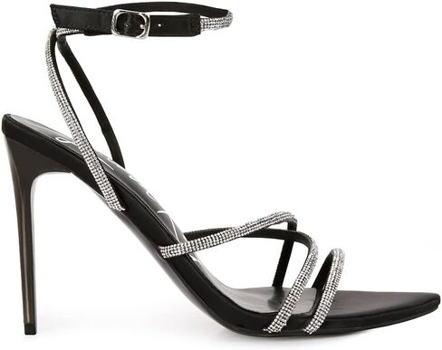 Dare Me Rhinestone Embellished Stiletto Sandals in Kuwait