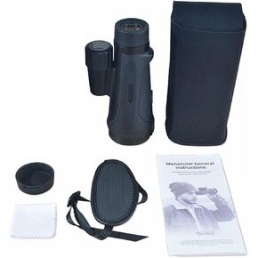 12x50 Powerful ED Monocular Telescope Premium Extra-Low Dispersion Fogproof Long Range BAK4 Monocle for Hunting Hiking