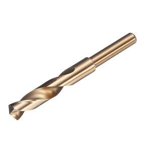 Uxcell 30mm الحفر بت 1/2 "مخفضة شانك 3-flat M2 فولاذ عالي السرعة تويست الذهب الانتهاء