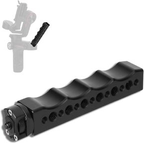Microphone Handle Grip, Aluminium Alloy Camera Handle Expand Microphone Stabilizing Handle Three axis Stabilizer SLR Handles for Camera