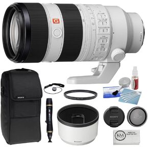 Sony FE 70-200mm f/2.8 GM OSS II Lens Bundle with 77mm UV Filter + Lens Cap Keeper + Lens Pen + Microfiber Cleaning Cloth + 5-Piece Camera Cleaning Kit (6 Items)