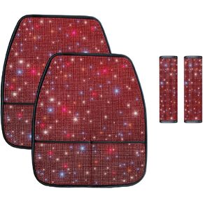 2 Car Seat Back Kick Protectors and 2 Car Shoulder Pads