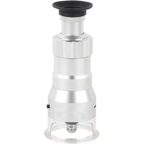 Microscope Kit 40X 60X 100X Microscope Handheld Portable Magnifying Glass LED Microscope Lens Adapters