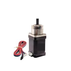 17HS6401S-PG Stepper Motor 42 Motor Extruder Gear Stepper Motor 4-Lead Ratio 5.18:1 Planetary Gearbox(Orange)