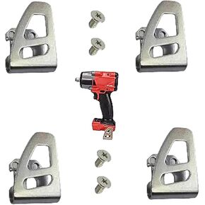 42-70-2653 M18 Fuel Belt Clip/Hook for Work Tool 2604-20, 2604-22, 2604-22CT, 2797-22 Hammer Drill Impact Wrench Driver (4 PACK)
