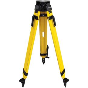 SitePro - 60-WDF20-B WDF20 Wood-Fiberglass Heavy Duty Quick Clamp Tripod,yellow