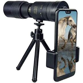 Monocular Telescope, High Definition Monocular Telescope, 4K 10-300X40mm Telephoto Zoom Monocular Telescope for Beach Travel