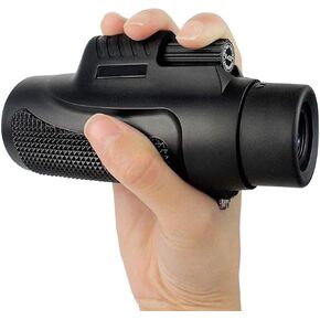 8X42 Hand Focus Monocular Portable Telescope Glass Lenses BK7 Prism for Hiking Birdwatching Waterproof Binoculars,for Indoor/Outdoor