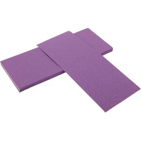 25 Pcs Car Wood Sanding Discs Smoothing Hook & Loop Sandpaper for Woodworking, Automotive Refinishing 9.06"x3.66" 180 Grit Purple Aluminum Oxide