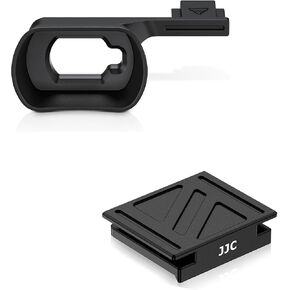 Q3 43 غطاء الحذاء + Eyecup الموسع: ترقية Q3 43 حذاء حذاء حذاء الساخن المعدني مع تصميم تغطية كاملة مع Q3 43 Eyecup Eyepiece Soft Silicon Camera Eye Cupeder Eyeshade