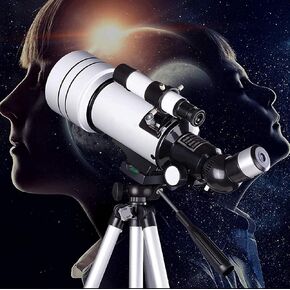 500mm Focal Length Mount Astronomical Refracting Telescope 70mm Refractor Telescope with Tripod & Finder Scope HD Low Light Night Vision Backpack and Moon Filter Nice Family