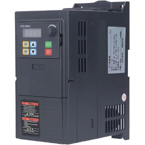 1.5kw 2.2KW 3KW 4KW 5.5KW Frequency Converter Drive Frequency Inverter 380v Three-Phase Motor Speed Control Soft Start(380V-0.75KW)