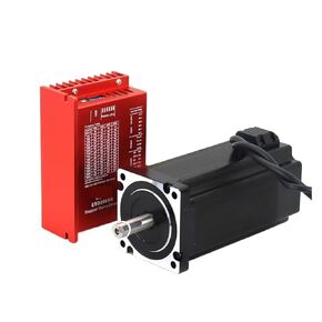 2Phase Nema34 12N.m Closed Loop Stepper Motor Driver Kits Shaft Dia.14mm 6A ESD2608H+YK286EC156A1 with 3M Cable