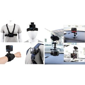 ملحقات محددة لـ GoPro Hero 13/12/11/10/9/8/7/6/5/5 ،