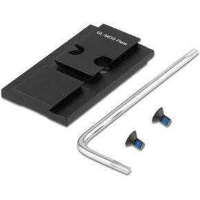 Viewfinder Mount Plate, Slide Fixing Mounting Plate Adapter, Camera Quick Release Plate, Universal Optics Plate Clamp Adapter Base for Outdoor Sports with 2 Screws & T10 Tool