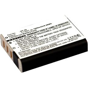 SDNP95 Rechargeable Lithium-Ion Battery - Ultra High Capacity (3.7V 1800 mAh) - Replacement for Fuji NP-95 Battery