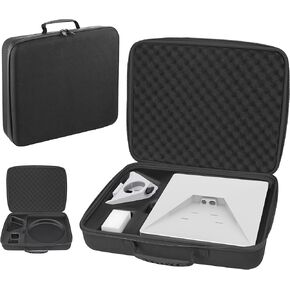 Starlink Mini Bag Waterproof Starlink Mini Case for Travel Case for Star Link Mi ni Accessories Portable Carry Bag for Star Link Mi ni Dish with Customized Shock Absorbing Foam Interior Black