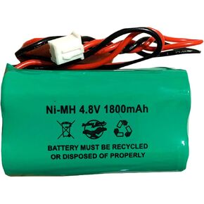 Ni-MH AA1800mAh 4.8v Exit Sign Emergency Light and Solar Light Battery Pack Replacement