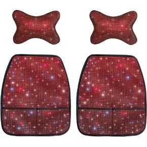2 Car Seat Back Kick Protectors and 2 Car Pillows