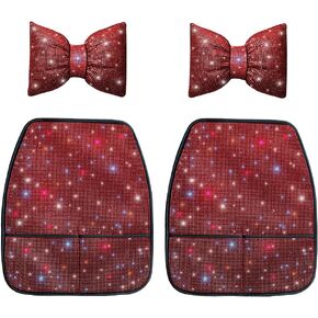2 Car Seat Back Kick Protectors and 2 Car Pillows