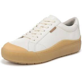 Dr. Scholl's Women's Time Off Sneaker, Off White Gum Sole, 8.5