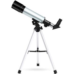 Astronomical Telescope High-Definition High-Definition Star-Viewing Gift Light Student Refracting Telescope with Tripod Finder Star 90° Zenith Mirror