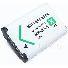 Long Lasting 1240mAh NP-BX1 Replacement Lithium-ion Battery Compatible with Sony Cyber-Shot DSC-H400, DSC-HX50, DSC-HX50V, DSC-HX60, DSC-HX90, DSC-HX300, BC-CSX, BC-TRX Digital Camera