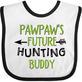 inktastic Pawpaws Future Hunting Buddy Baby Bib