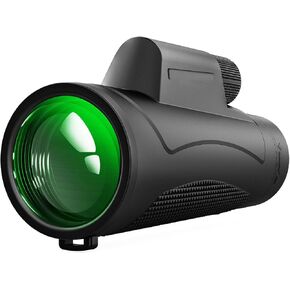 10X42 Monocular Telescope, High Power Prism Handheld Telescope with Smartphone Holder & Tripod, for Adults Kids HD Monocular Scope for Bird Watching Hunting Hiking Concert Travelling